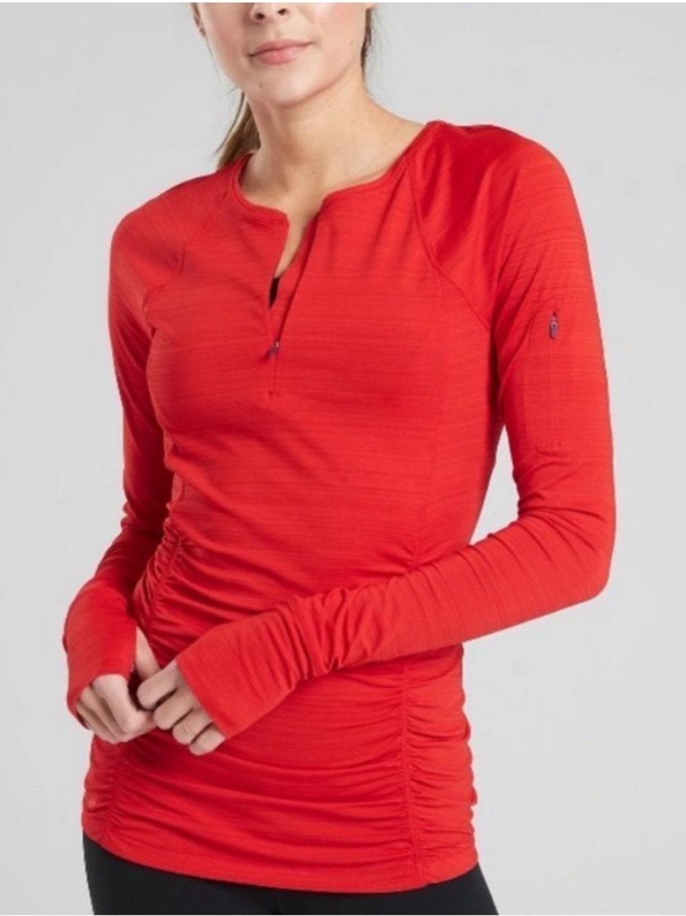 Athleta Pacifica Contour Long-Sleeve UPF 50 Performance Top - Size Small